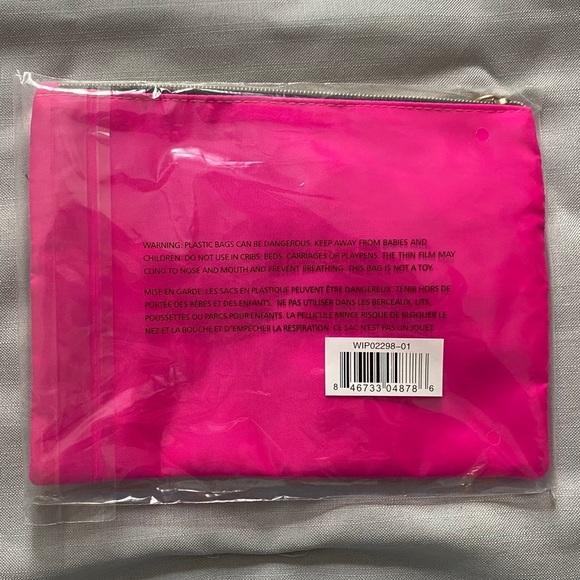 NWT tarte 'It's Electric' Neon Makeup Bag - Picture 3 of 3